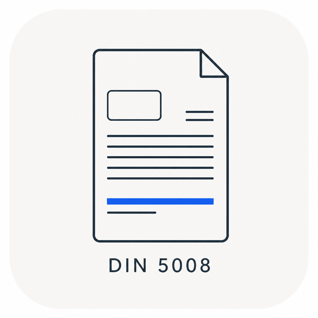 DIN 5008 Studio Logo